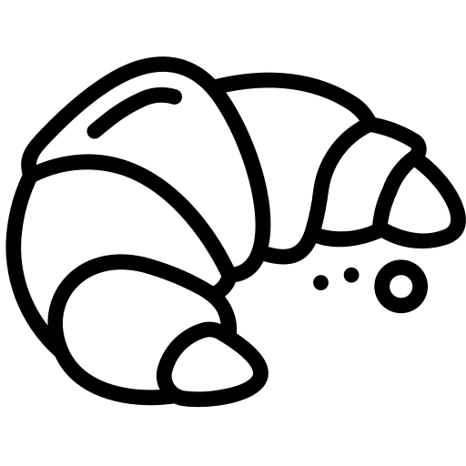 Ícone de croissant