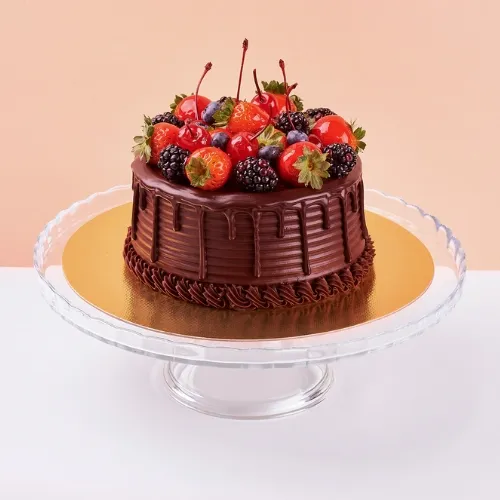 Bolo de Frutas Vermelhas